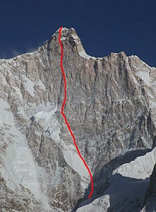 Getting Close on Jannu, Everest Getting Close on Jannu, Everest
