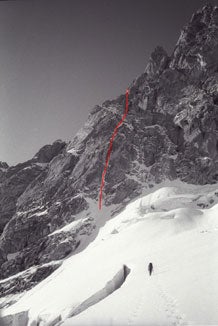 Nice Ice on Grand’s North Face Nice Ice on Grand’s North Face