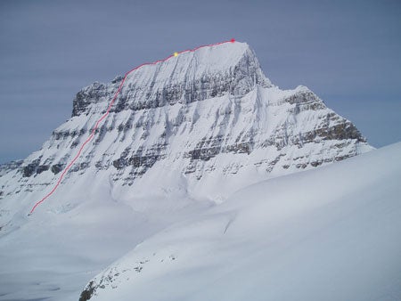 Mount Alberta in Winter Mount Alberta in Winter
