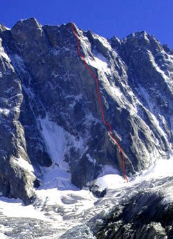 “The Nose” of the Grandes J “The Nose” of the Grandes Jorasses