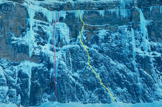 New Lines on Stanley Headwall New Lines on Stanley Headwall