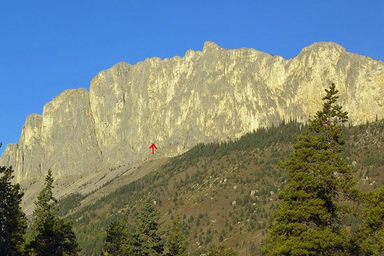 Major New Route on Yamnuska Major New Route on Yamnuska