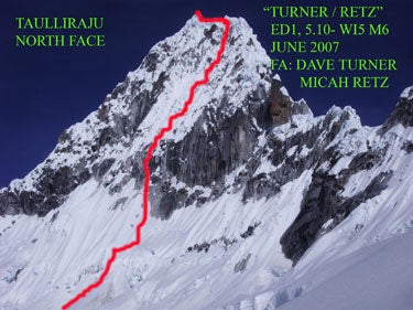 New Route on Beautiful Taulliraju New Route on Beautiful Taulliraju