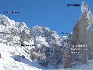 Big New Ice Route in Patagonia Big New Ice Route in Patagonia