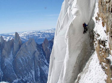 Big New Ice Route in Patagonia Big New Ice Route in Patagonia