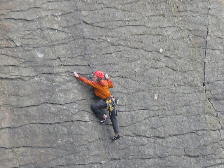 How to Get Better At Slab Climbing Climbing