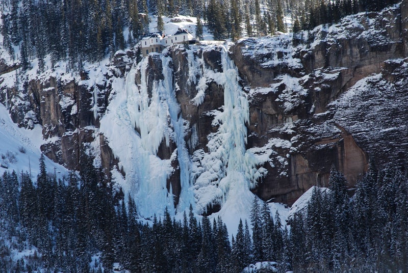 Telluride Colorado's Bridal Veil Falls ReOpened to Climbing Climbing