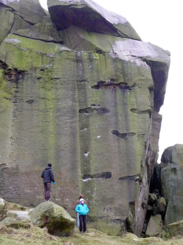 Gerty Berwick is located to the left of Gerty Berwick is located to the left of John Dunne's 1987 testpiece The New Statesman (E8 7a) and is shown here chalked up after Ryan Pasquill's…