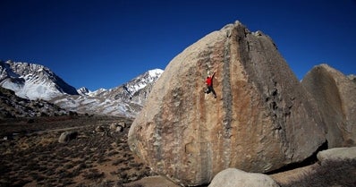 Jorgeson Sends Insane 45-foot Highball - Climbing