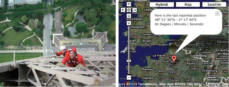 Ken Honig: Eiffel Tower Climb (The Hard Way) www.trektrac.com