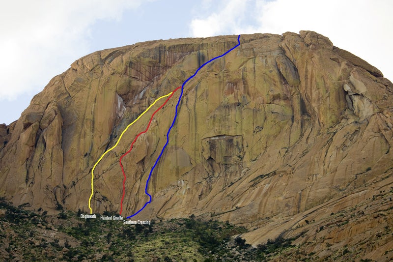 Americans Free Climb Big Wall in Namibia, Africa
