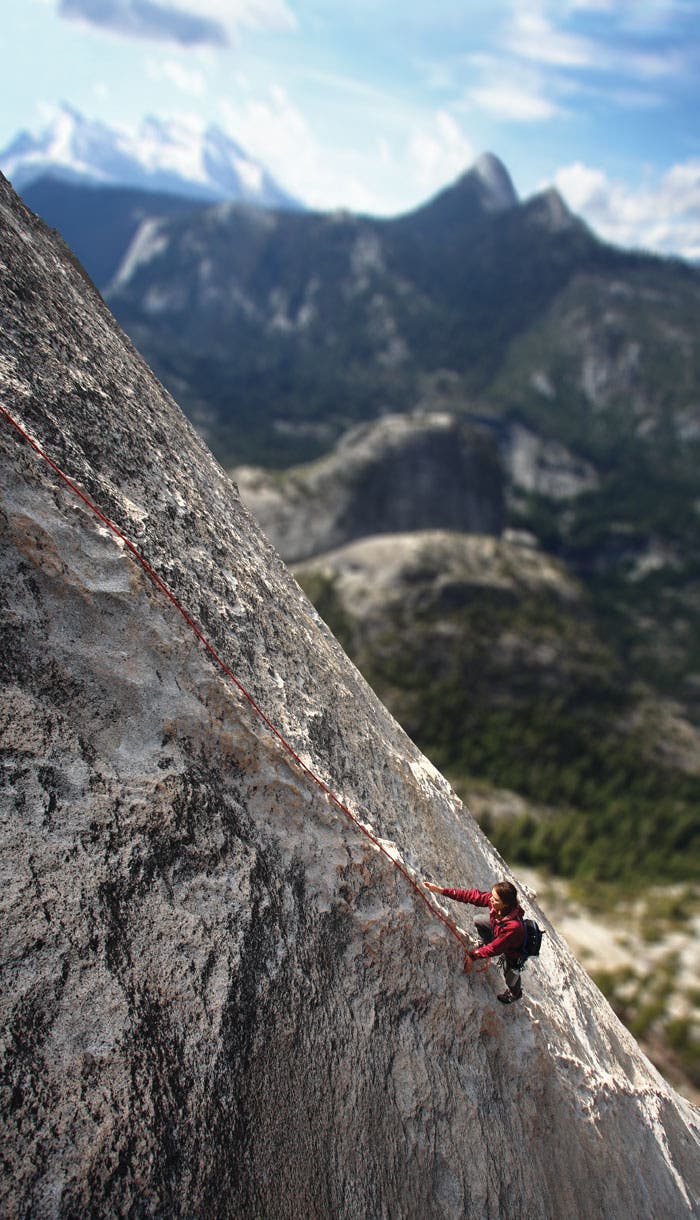 Nicky Dyal winds her way up the ultra-c Nicky Dyal winds her way up the ultra-classic Snake Dike high above