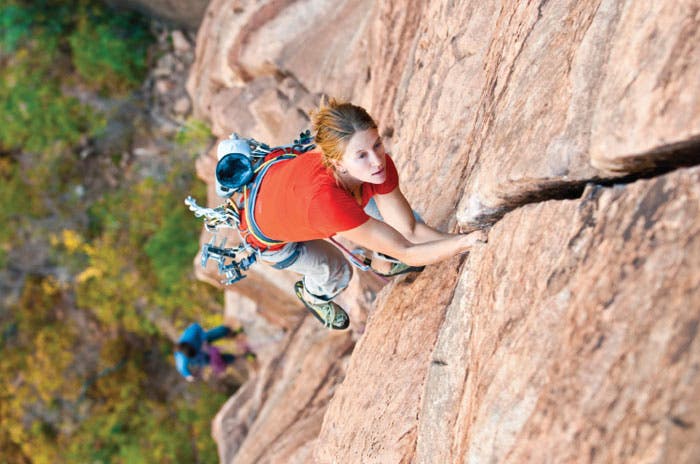 Kate Rutherford gets a pleasantly tight Kate Rutherford gets a pleasantly tight hand jam on the second pitch.