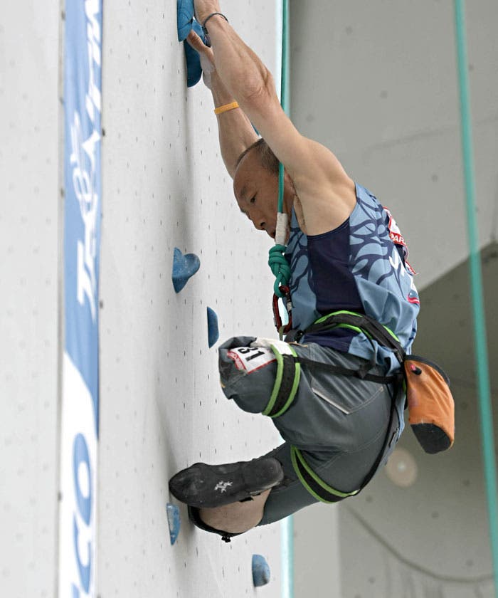 Paraclimbing at the World Championship. Paraclimbing at the World Championship. Photo courtesy of IFSC-climbing.org