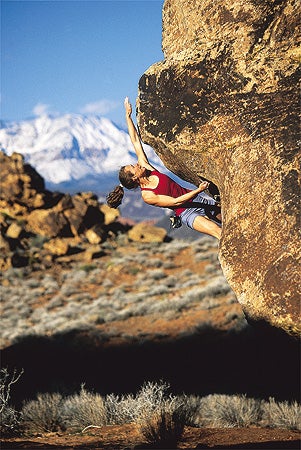 226- Jorge Visser_2226.jpg Mo's Valley may be Joe's Valley's redheaded step-cousin but it's still home to some of Utah's sweetest sandstone bouldering, as Lauren Lee finds on…