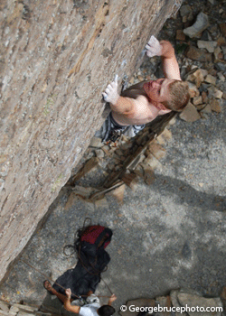 American-Fork-092107_2354.gif PHOTOPOST — Sport Climbing Action at the Division Wall and Beer Can Alley, American Fork Canyon, Utah.
