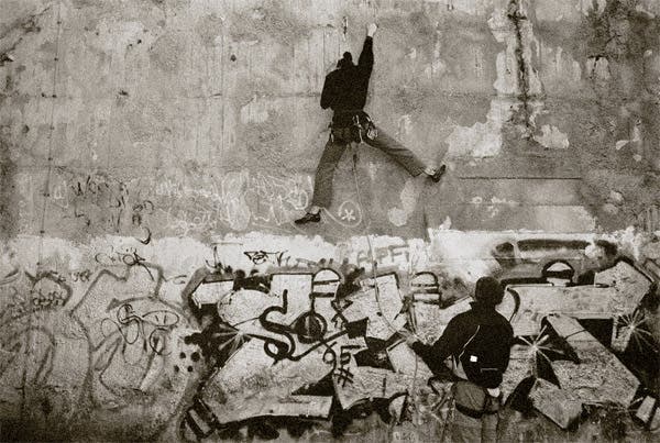 Berlin-092_1105.jpg Kay Thurley on R. Karl Ged. Weg (5.10b). This is one of only two © Traveler Taj Terpening - www.travelerphotography.com