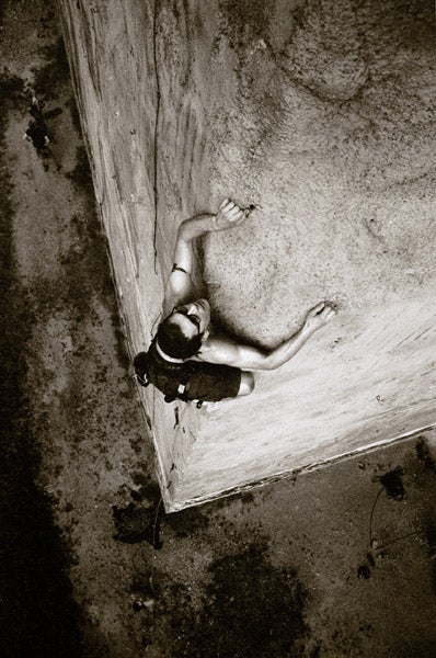 Berlin-bkr032_1107.jpg Georg Lenz on TECHNIKS, 5.11a © Traveler Taj Terpening - www.travelerphotography.com