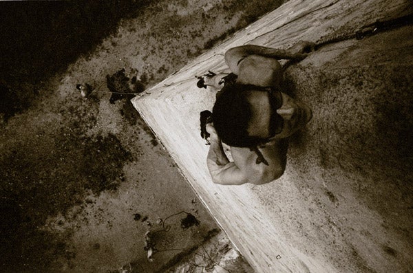Berlin-bkr035_1108.jpg Georg Lenz on TECHNIKS, 5.11a © Traveler Taj Terpening - www.travelerphotography.com
