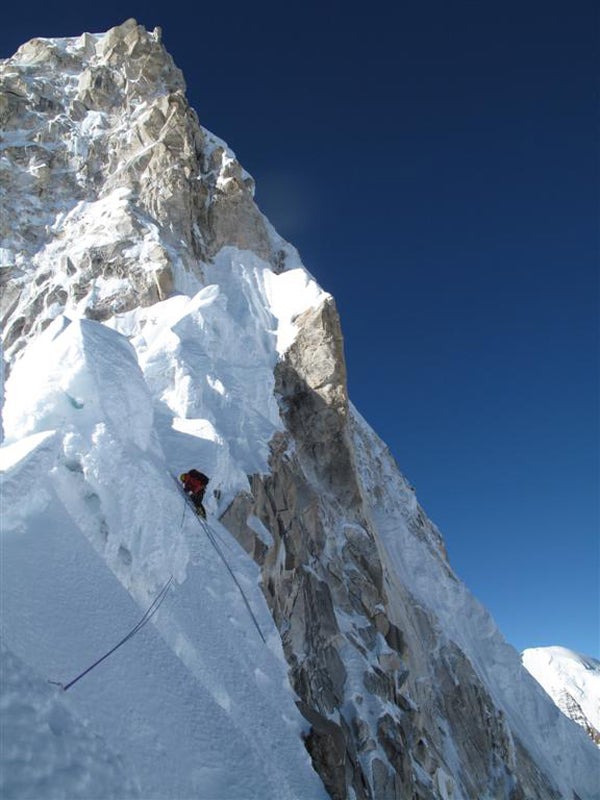 French Climb South Spur of Nemjung in Nepal Climbing