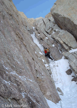 denali-diamond-cover_2405.gif Colin Haley and Mark Westman climbed the Denali Diamond route on Mt. McKinley’s southwest face in less than 48 hours, from the bergschrund to the…