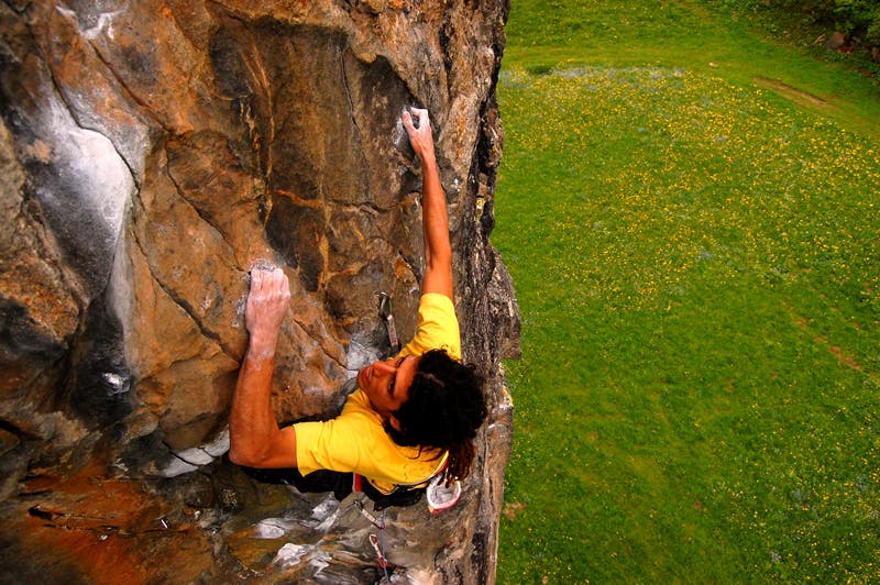climber: guga rock: zillertal, austria