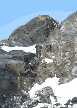 dtcb-andromeda_2410.gif Scott Semple and Raphael Slawinski have climbed a difficult new route on the northeast face of 11,319-foot Mt. Andromeda in the Canadian Rockies,…