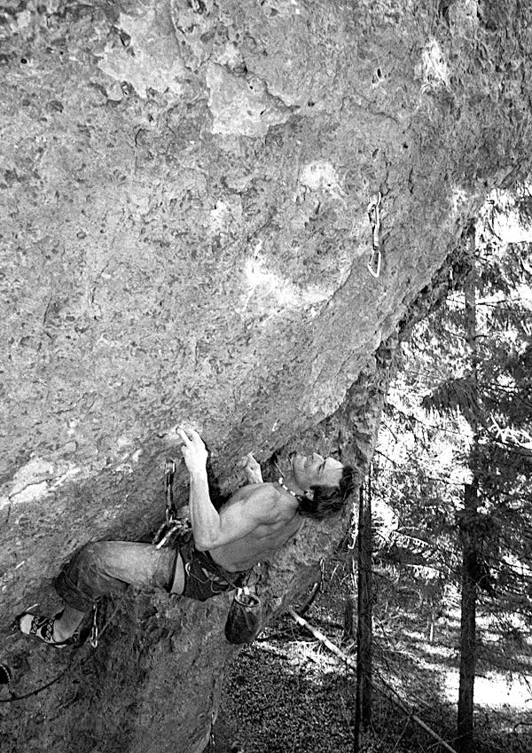 Climbing at the Frankenjura, Germany