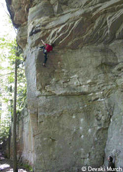 NewRiverRendezvous-2007_2491.gif The event gods smiled down on the 5th annual New River Rendezvous providing splitter weather and a large crowd of over 1000 happy, relaxed climbers…