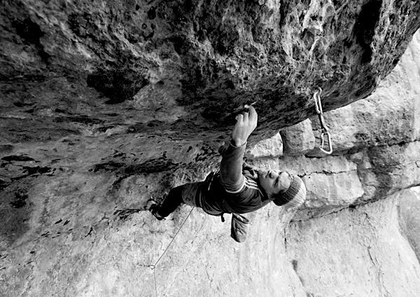 Climbing at the Frankenjura, Germany