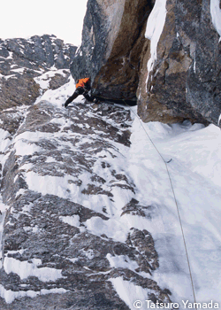 RuthGorgeTrio-2007_2531.gif A Japanese threesome has climbed a trio of hard new routes in the Ruth Gorge of the Alaska Range. Fumitaka Ichimura, Yusuke Sato, and Yamada Tatsuro…