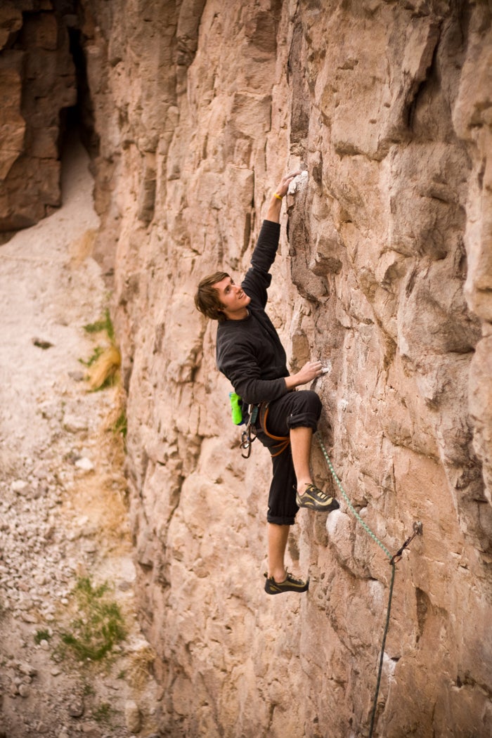 Climbing at Owens River and Red Rocks Climbing