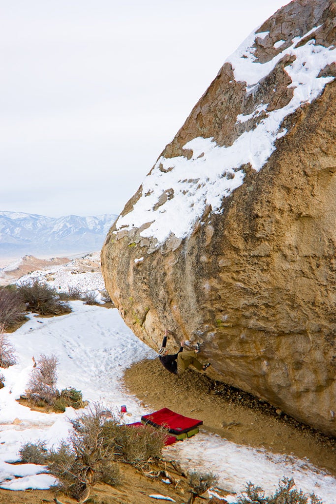 Winter Bouldering in Climbing