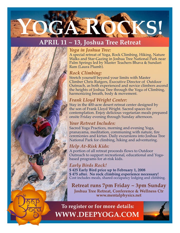 YOGA and Climbing At Joshua Tree YOGA and Climbing At Joshua Tree
