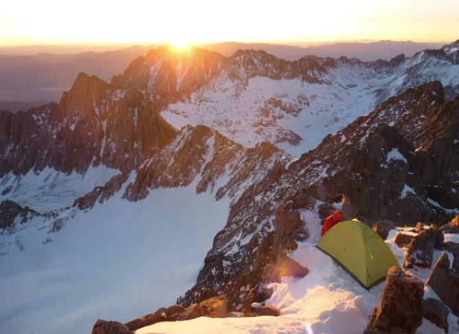 Palisade traverse campsite