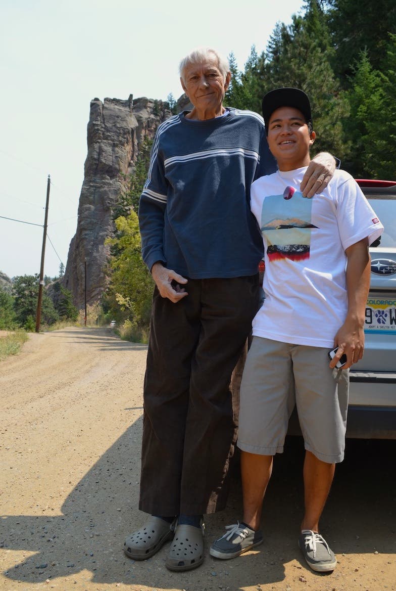 Layton and Arlan Layton Kor and his son Arlan