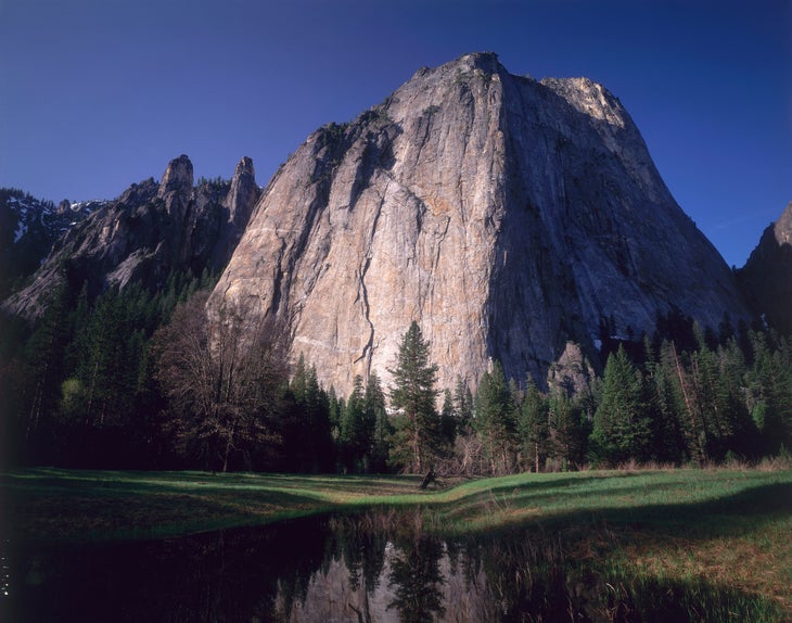 Rocky spires in Yosemite.