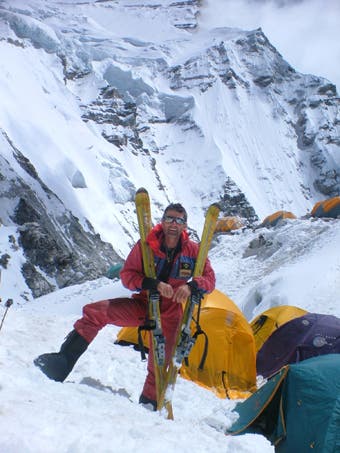 Marty Schmidt on Cho Oyu.