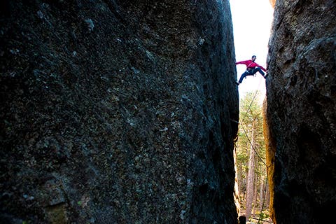 Eric Hansen, Holdum 15 5.10, Mt. Rushmore.