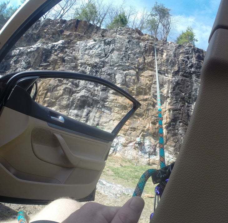 DCIM101GOPRO Unbelayvable: Car Doors Aren't Bomber Anchors