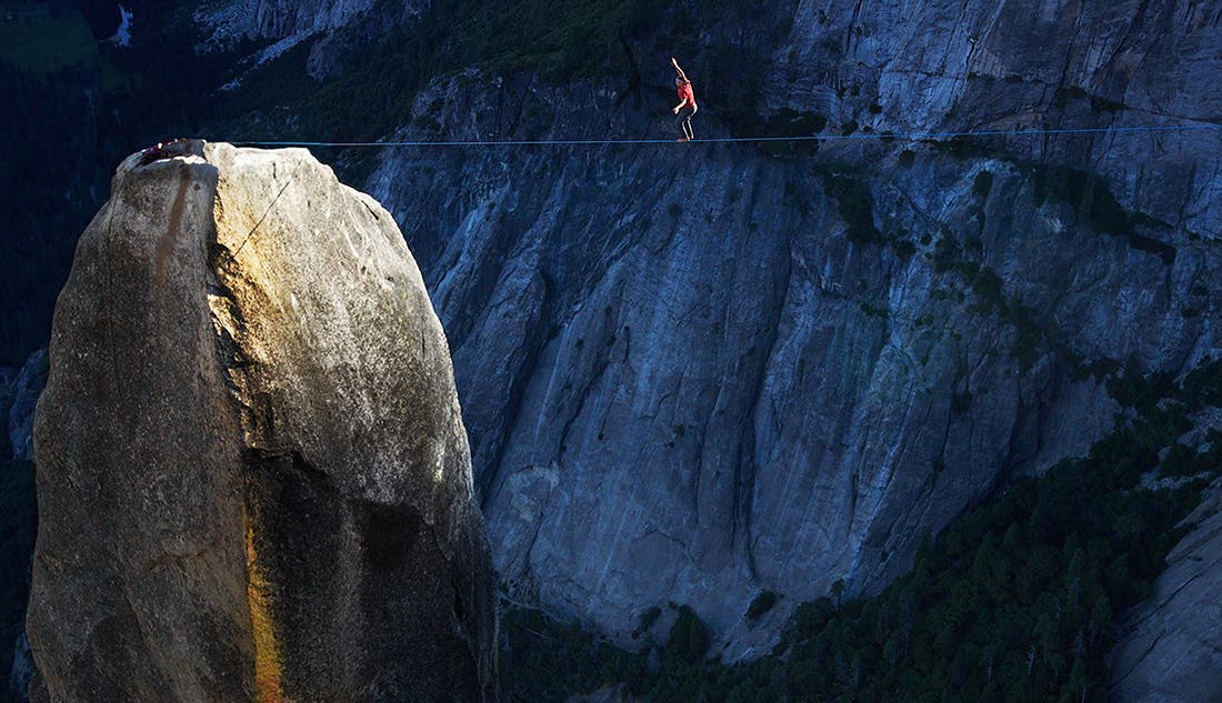 Dean Potter Lost Arrow Highline ph Jim 