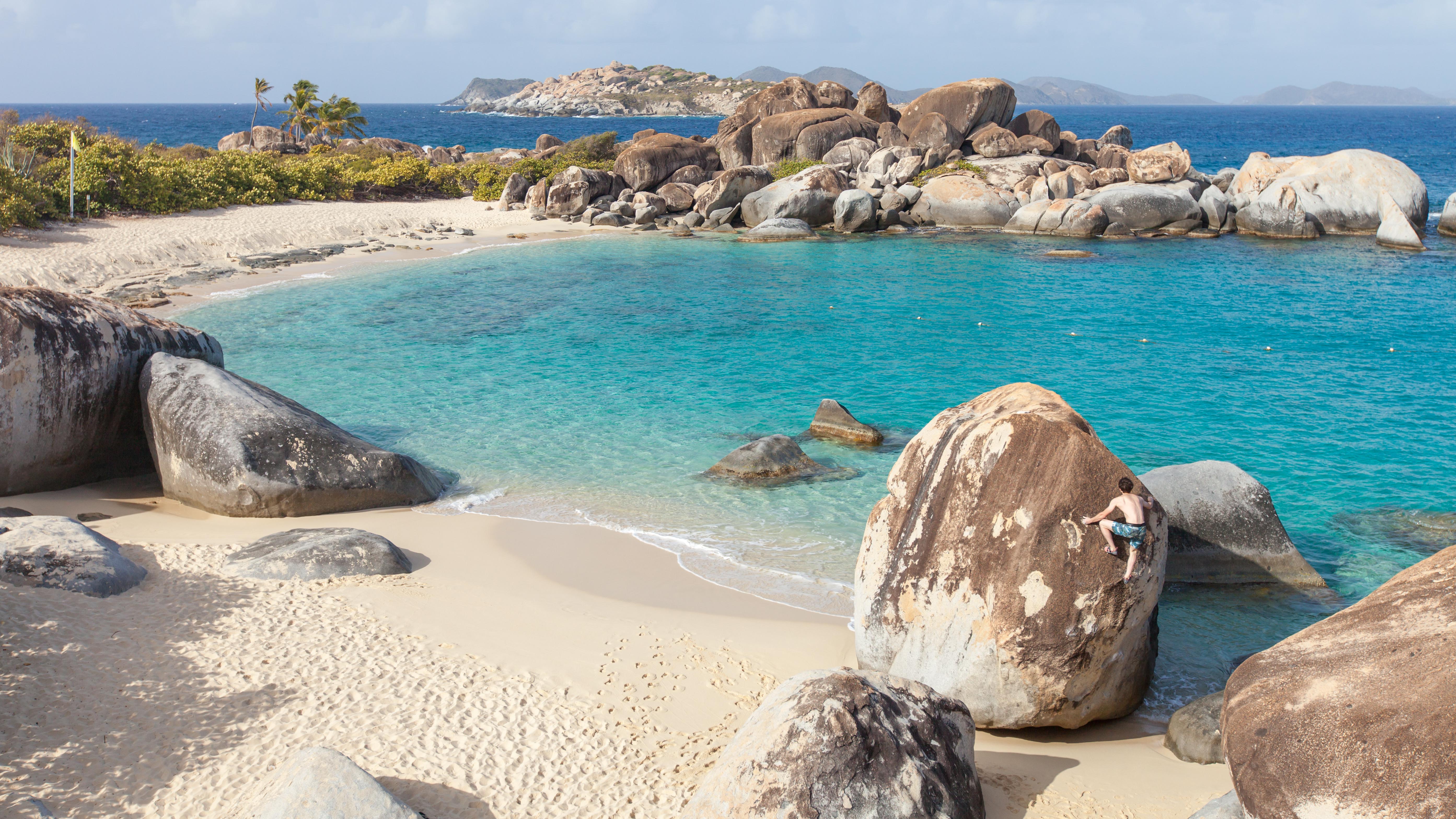 Video: Virgin Gorda Beach Bouldering with Jimmy Webb and Matt Gentile -  Climbing