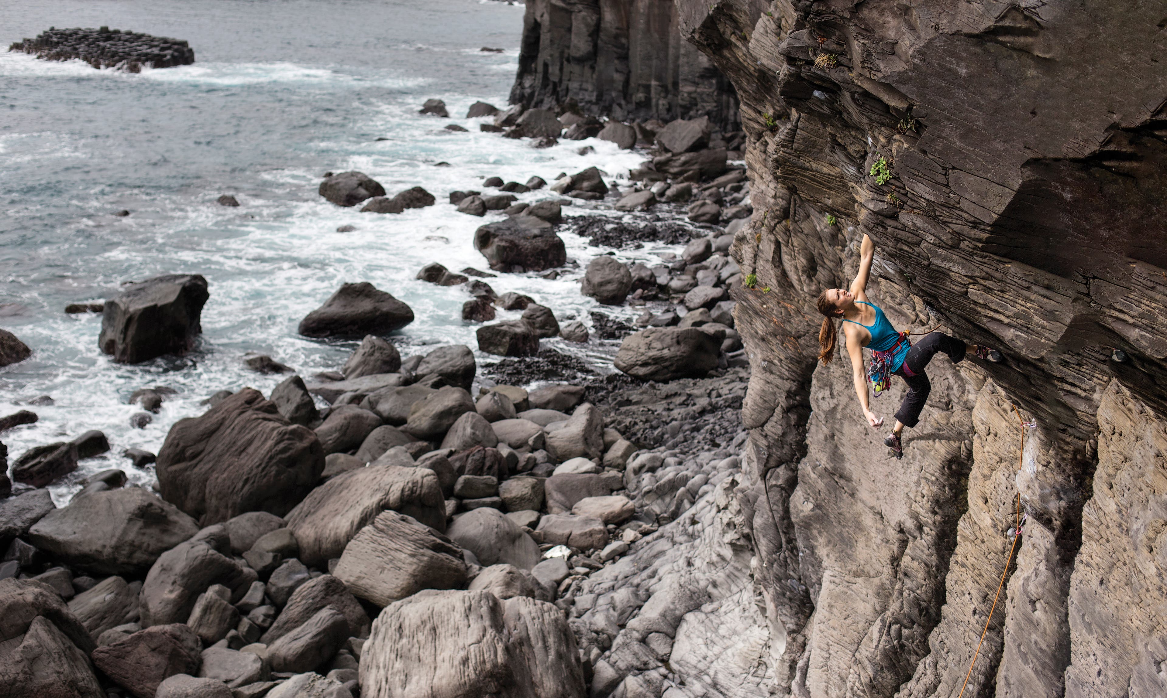 Paige Claassen Climbing Japan