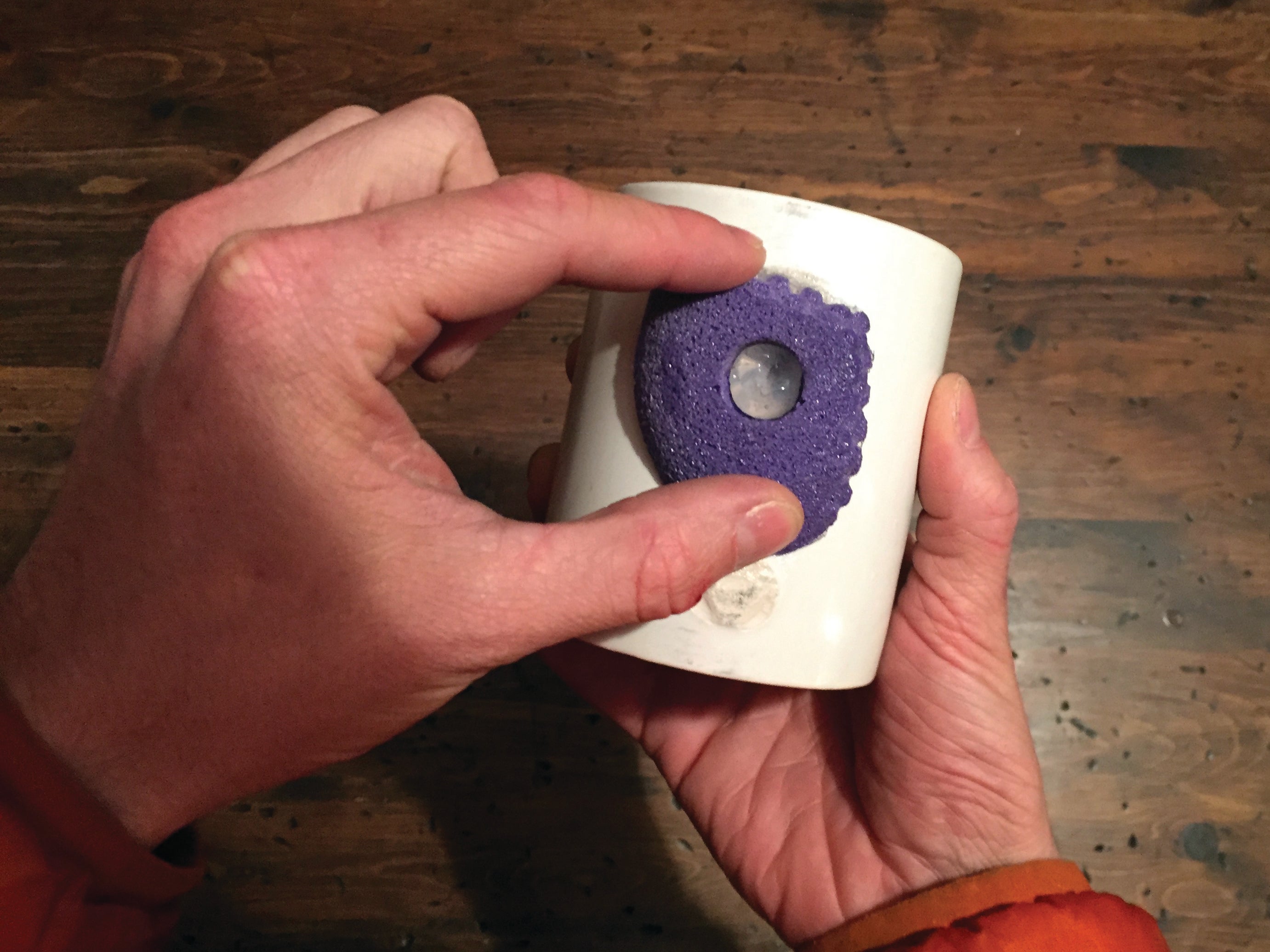 Rock Climbers Pinch Hold Mug That's Nearly Impossible To Use