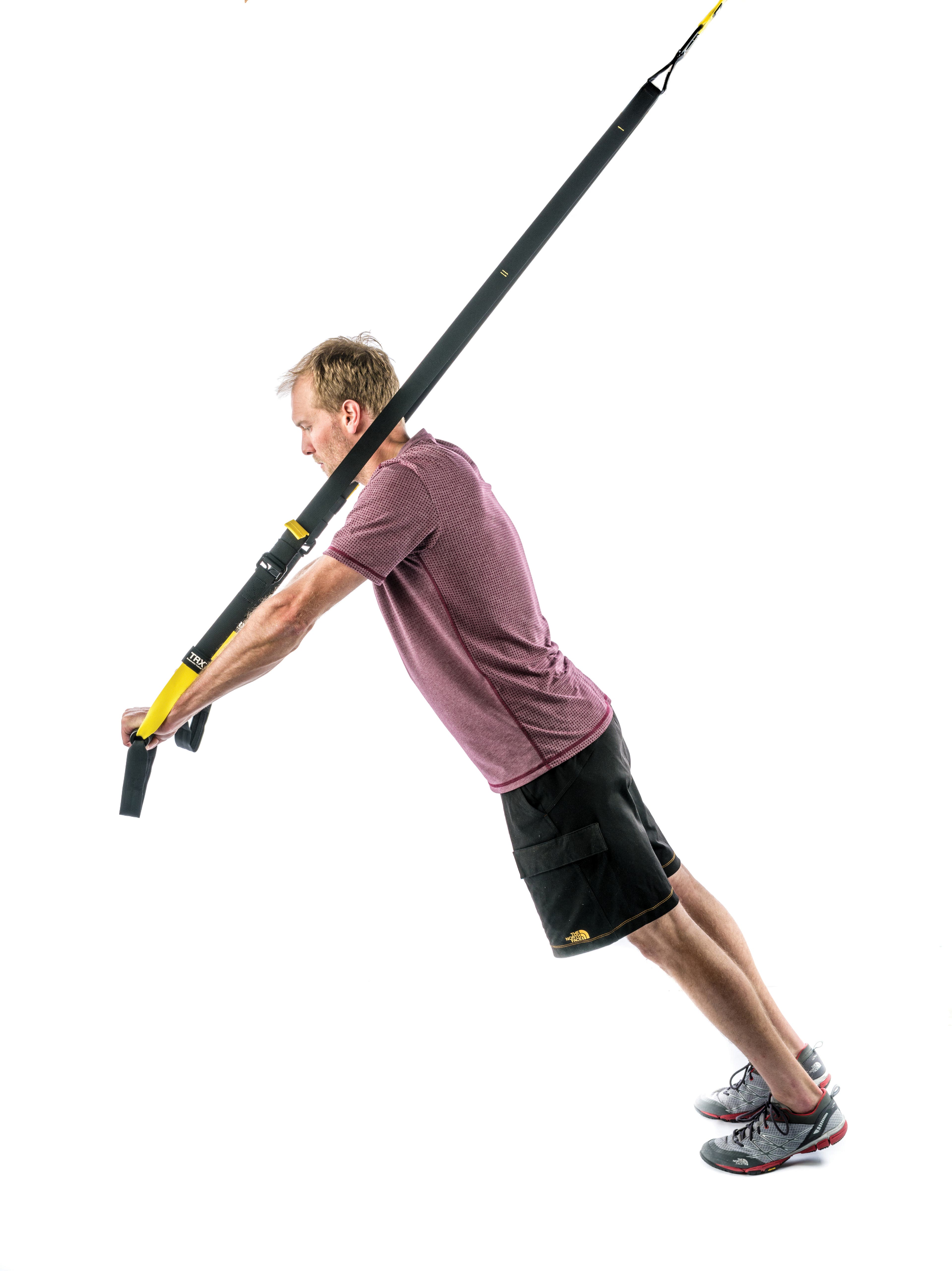 Suspension Training Clock Press Rock Climbing