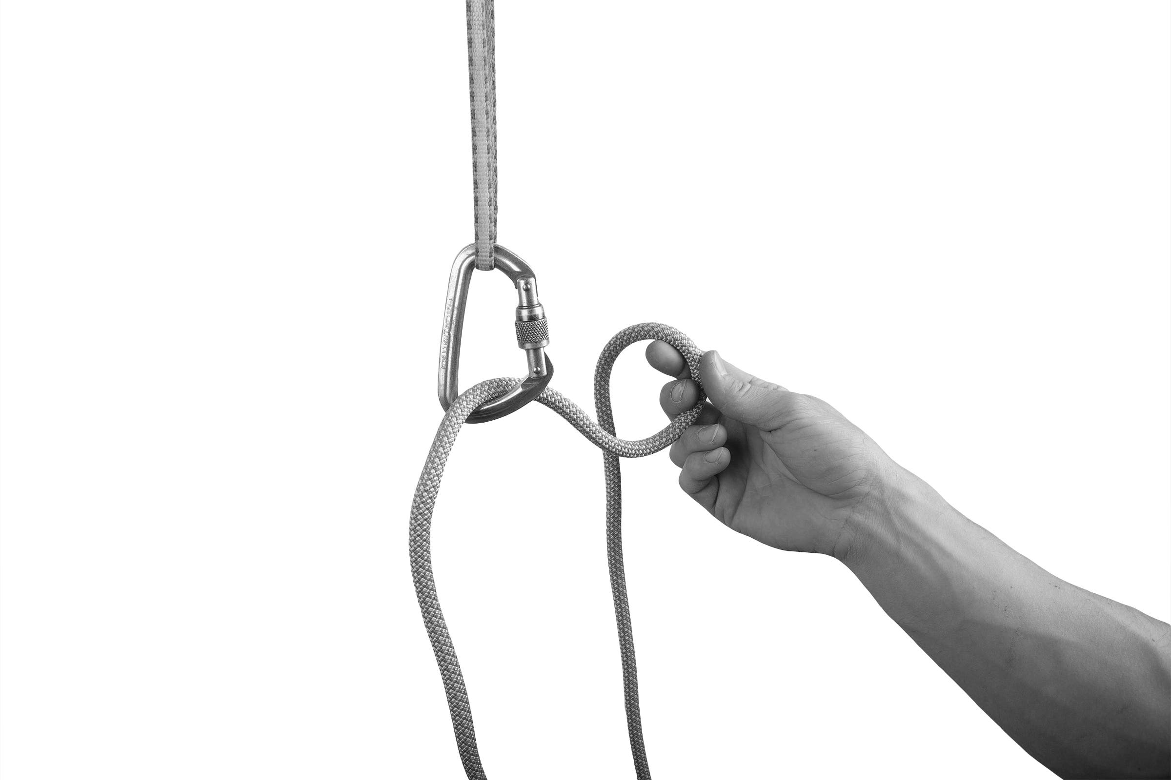Rock Climbing Knots One Handed Munter Hitch