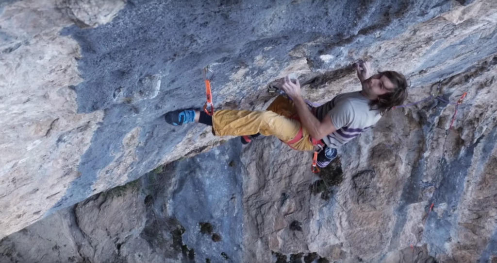 Chris Sharma and Joe Kinder Climb Radar Ez (8c+/5.14c) - Climbing