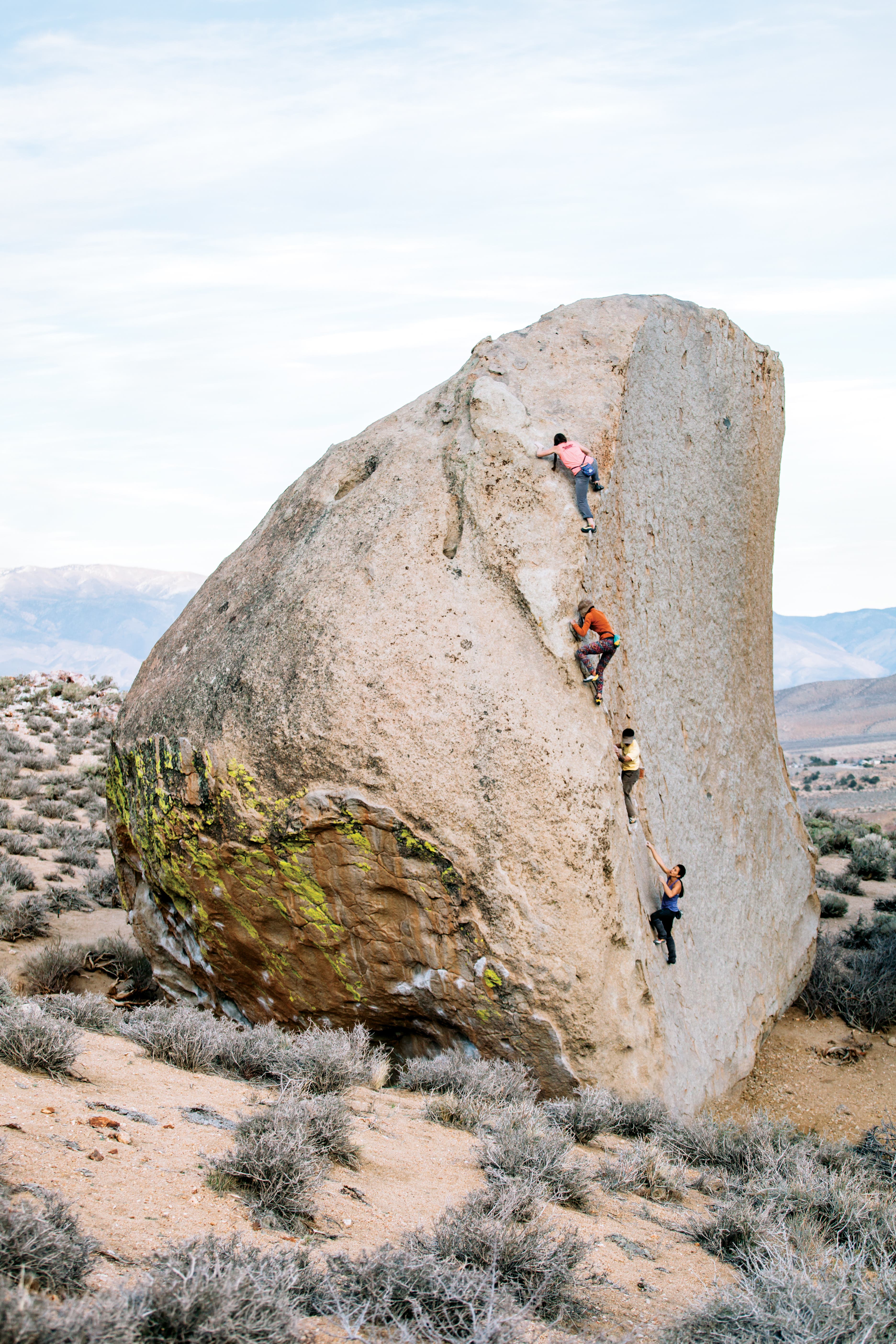Bishop Southwest Arete Buttermilks Highball Bouldering Climbing