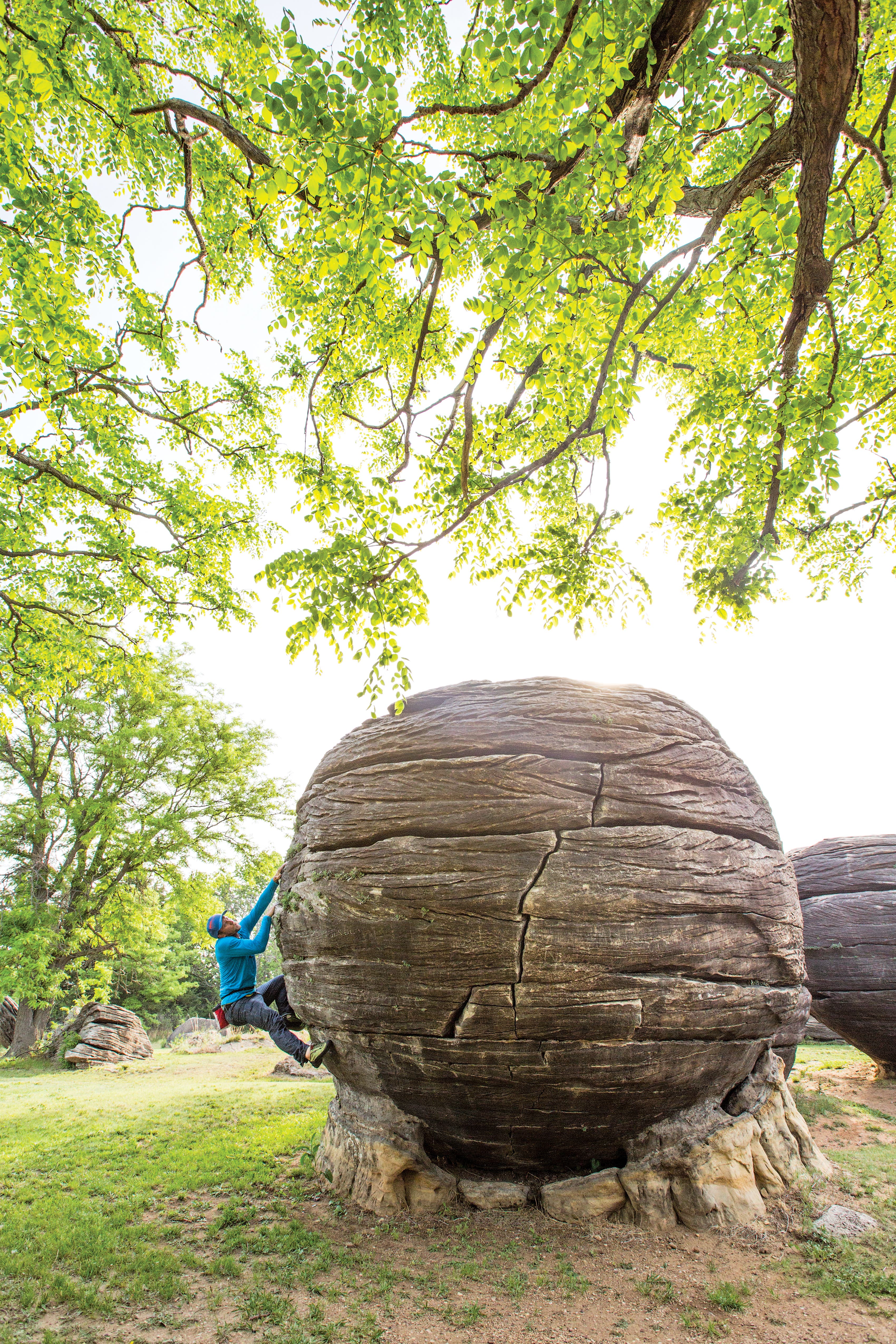 burr052114_030_gn-web.jpg Kansas Rock City Bouldering Rock Climbing Photography