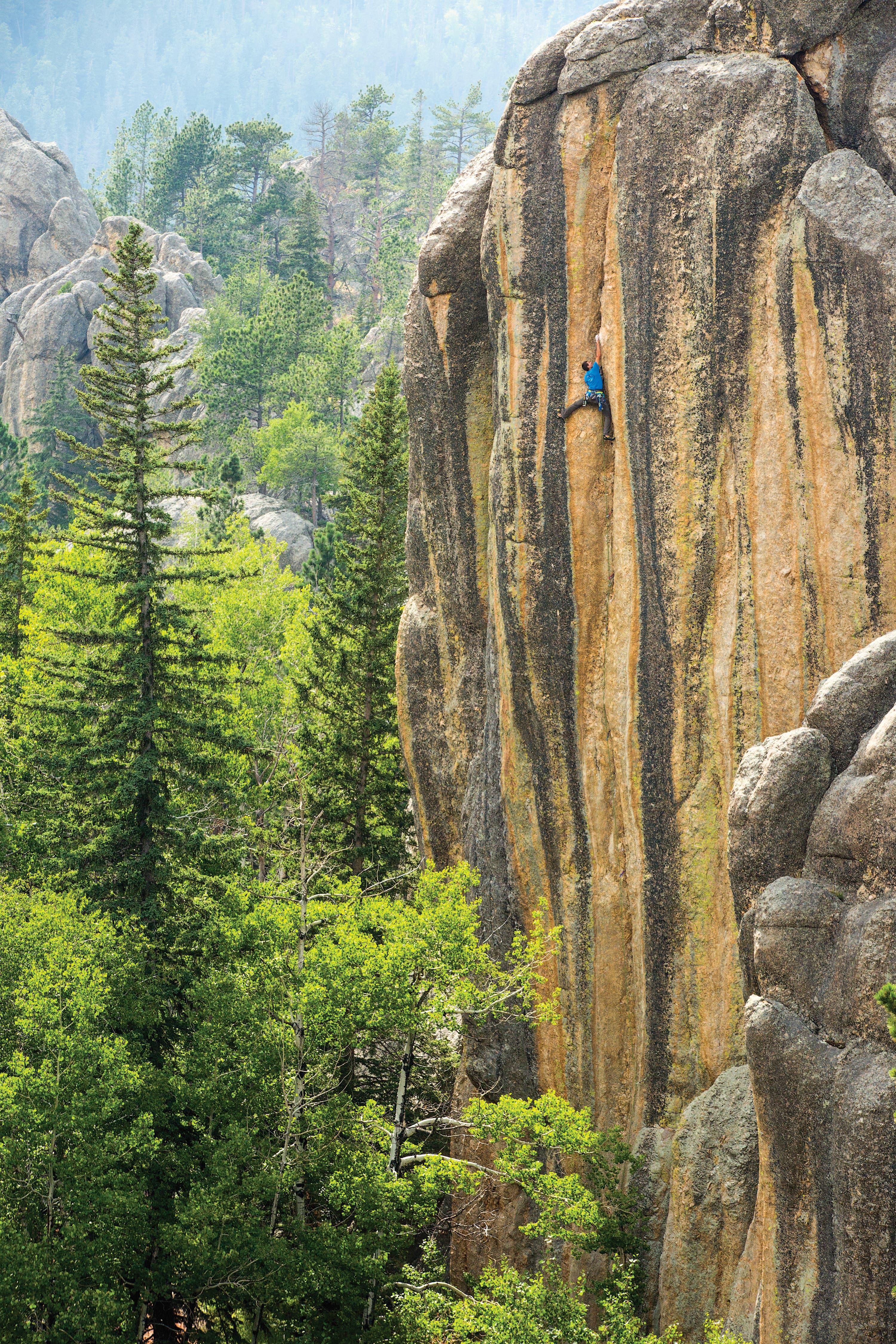 burr081714_055_gn-web.jpg South Dakota Custer State Park Rock Climbing Photography